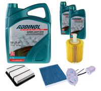 DENCKERMANN Controllo Set ADDINOL SUPER LIGHT 5W-40 7L Per Lexus IS II 250