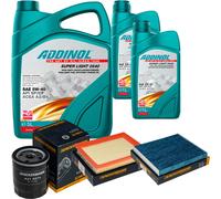 DENCKERMANN Controllo Set ADDINOL SUPER LIGHT 5W-40 7L Per Mazda 2 1.4 1.25