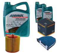 DENCKERMANN Controllo Set ADDINOL SUPER LIGHT 5W-40 7L Per Mercedes C-Klasse