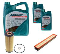 DENCKERMANN Controllo Set ADDINOL SUPER LIGHT 5W-40 7L Per Mercedes C-Klasse