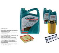 DENCKERMANN Controllo set ADDINOL SUPER LIGHT 5W-40 7L per Mercedes Classe E