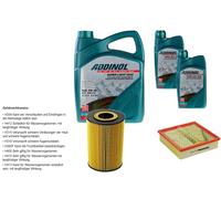 DENCKERMANN Controllo set ADDINOL SUPER LIGHT 5W-40 7L per Mercedes Classe E