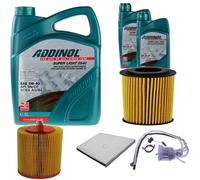 DENCKERMANN Controllo Set ADDINOL SUPER LIGHT 5W-40 7L Per Mercedes E-Klasse
