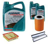 DENCKERMANN Controllo Set ADDINOL SUPER LIGHT 5W-40 7L Per Mercedes E-Klasse