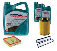 DENCKERMANN Controllo Set ADDINOL SUPER LIGHT 5W-40 7L Per Mercedes E-Klasse