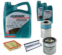 DENCKERMANN Controllo Set ADDINOL SUPER LIGHT 5W-40 7L Per Mercedes E-Klasse