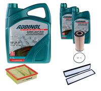DENCKERMANN Controllo Set ADDINOL SUPER LIGHT 5W-40 7L Per Mercedes E-Klasse