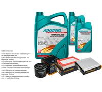 Denckermann Controllo Set Addinol Super Light 5W-40 7L per Nissan Micra Di V