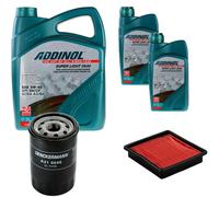 DENCKERMANN Controllo Set ADDINOL SUPER LIGHT 5W-40 7L Per Nissan Note 1.4