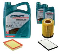 DENCKERMANN Controllo Set ADDINOL SUPER LIGHT 5W-40 7L Per Opel Corsa B 1.0i