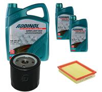 DENCKERMANN Controllo Set ADDINOL SUPER LIGHT 5W-40 7L Per Opel Corsa B 1.4i