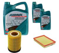 DENCKERMANN Controllo Set ADDINOL SUPER LIGHT 5W-40 7L Per Opel Corsa C 1.2