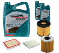 DENCKERMANN Controllo Set ADDINOL SUPER LIGHT 5W-40 7L Per Opel Meriva
