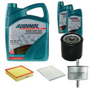 DENCKERMANN Controllo Set ADDINOL SUPER LIGHT 5W-40 7L Per Opel Omega B 2.2