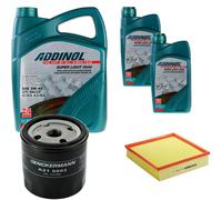 DENCKERMANN Controllo Set ADDINOL SUPER LIGHT 5W-40 7L Per Opel Omega B 2.2