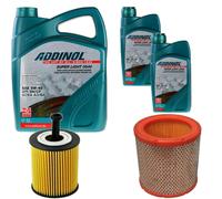 DENCKERMANN Controllo Set ADDINOL SUPER LIGHT 5W-40 7L Per Peugeot 106 II