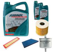 DENCKERMANN Controllo Set ADDINOL SUPER LIGHT 5W-40 7L Per Peugeot 206 CC