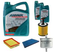 DENCKERMANN Controllo Set ADDINOL SUPER LIGHT 5W-40 7L Per Peugeot 206 CC