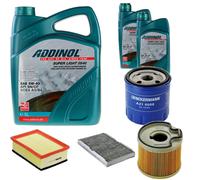 DENCKERMANN Controllo Set ADDINOL SUPER LIGHT 5W-40 7L Per Peugeot 307 Break