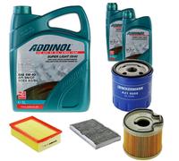 DENCKERMANN Controllo Set ADDINOL SUPER LIGHT 5W-40 7L Per Peugeot 307 Break