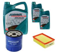 DENCKERMANN Controllo Set ADDINOL SUPER LIGHT 5W-40 7L Per Peugeot 307 CC