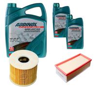 DENCKERMANN Controllo Set ADDINOL SUPER LIGHT 5W-40 7L Per Peugeot 407 SW