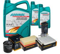 DENCKERMANN Controllo Set ADDINOL SUPER LIGHT 5W-40 7L Per Renault Clio III