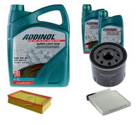 DENCKERMANN Controllo Set ADDINOL SUPER LIGHT 5W-40 7L Per Renault Clio III