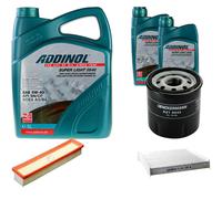 DENCKERMANN Controllo Set ADDINOL SUPER LIGHT 5W-40 7L Per Renault Clio IV