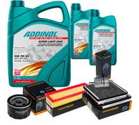 DENCKERMANN Controllo Set ADDINOL SUPER LIGHT 5W-40 7L Per Renault Espace