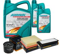 DENCKERMANN Controllo Set ADDINOL SUPER LIGHT 5W-40 7L Per Renault Espace IV