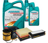 DENCKERMANN Controllo Set ADDINOL SUPER LIGHT 5W-40 7L Per Renault Espace IV