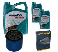 DENCKERMANN Controllo Set ADDINOL SUPER LIGHT 5W-40 7L Per Renault Kangoo