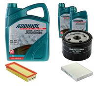 DENCKERMANN Controllo Set ADDINOL SUPER LIGHT 5W-40 7L Per Renault Kangoo