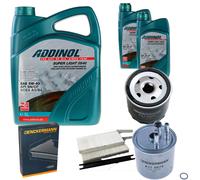 DENCKERMANN Controllo Set ADDINOL SUPER LIGHT 5W-40 7L Per Renault Kangoo