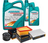 DENCKERMANN Controllo Set ADDINOL SUPER LIGHT 5W-40 7L Per Renault Kangoo