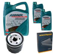 DENCKERMANN Controllo Set ADDINOL SUPER LIGHT 5W-40 7L Per Renault Kangoo