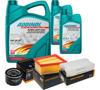 DENCKERMANN Controllo Set ADDINOL SUPER LIGHT 5W-40 7L Per Renault Laguna