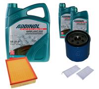 DENCKERMANN Controllo Set ADDINOL SUPER LIGHT 5W-40 7L Per Renault Laguna
