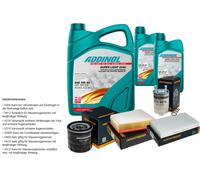 DENCKERMANN Controllo set ADDINOL SUPER LIGHT 5W-40 7L per Renault Megane
