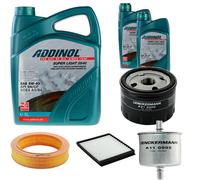 DENCKERMANN Controllo Set ADDINOL SUPER LIGHT 5W-40 7L Per Renault Megane