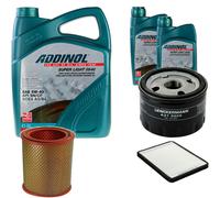 DENCKERMANN Controllo Set ADDINOL SUPER LIGHT 5W-40 7L Per Renault Megane I