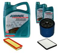 DENCKERMANN Controllo Set ADDINOL SUPER LIGHT 5W-40 7L Per Renault Megane I