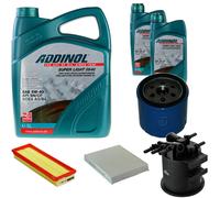 DENCKERMANN Controllo Set ADDINOL SUPER LIGHT 5W-40 7L Per Renault Scénic I