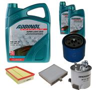 DENCKERMANN Controllo Set ADDINOL SUPER LIGHT 5W-40 7L Per Renault Scénic II