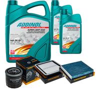 DENCKERMANN Controllo Set ADDINOL SUPER LIGHT 5W-40 7L Per Subaru Outback