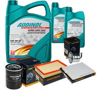 DENCKERMANN Controllo Set ADDINOL SUPER LIGHT 5W-40 7L Per Suzuki Wagon R+