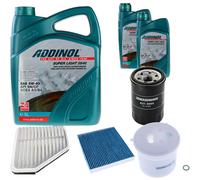 DENCKERMANN Controllo Set ADDINOL SUPER LIGHT 5W-40 7L Per Toyota RAV 4 III