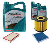 DENCKERMANN Controllo Set ADDINOL SUPER LIGHT 5W-40 7L Per Volvo S80 I 2.4