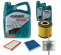 DENCKERMANN Controllo Set ADDINOL SUPER LIGHT 5W-40 7L Per Volvo S80 I 2.4